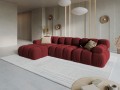 Modułowy narożnik 4-osobowy Bellis ciemna fuksja L/P            