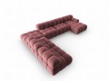 Sofa panoramiczna 7-osobowa Bellis różowa          