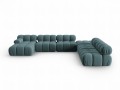 Sofa panoramiczna 7-osobowa Bellis szaroniebieska