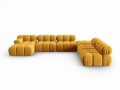 Sofa panoramiczna 7-osobowa Bellis musztardowa