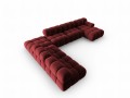 Sofa panoramiczna 7-osobowa Bellis ciemna fuksja