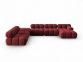 Sofa panoramiczna 7-osobowa Bellis ciemna fuksja