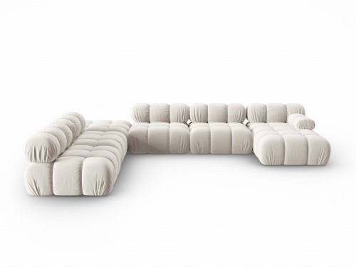 Sofa panoramiczna 7-osobowa Bellis jasny beż