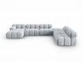Sofa panoramiczna 7-osobowa Bellis jasny niebieski