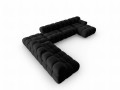 Sofa panoramiczna 7-osobowa Bellis czarna