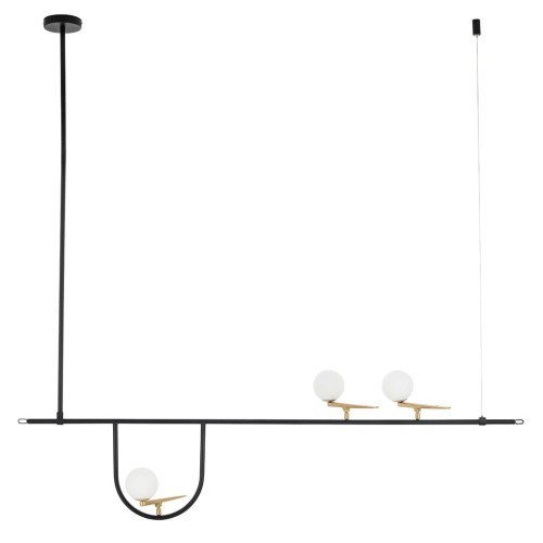 Lampa wisząca Tweety 160 czarno złota