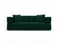 Sofa Tyra 3-osobowa butelkowa zieleń