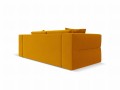 Sofa Tyra 3-osobowa musztardowa