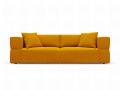 Sofa Tyra 4-osobowa musztardowa 