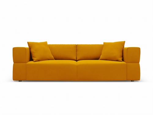 Sofa Tyra 4-osobowa musztardowa 
