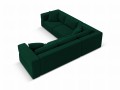 Panoramiczna sofa Tyra 6-osobowa butelkowa zieleń