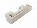 Panoramiczna sofa Tyra 5-osobowa beżowa
