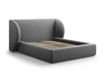 Łóżko tapicerowane Miley szare