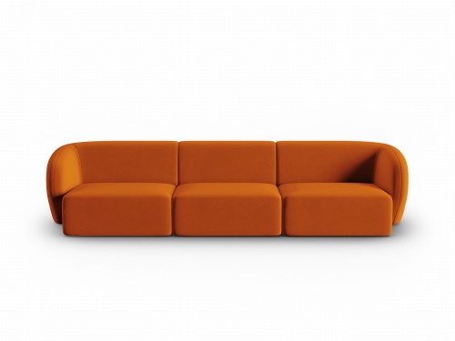 Aksamitna sofa 3-osobowa Shane Terra