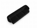 Aksamitna sofa 3-osobowa Shane czarna