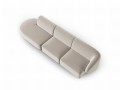 Jednostronnie otwarta sofa 4-osobowa Shane beżowa   