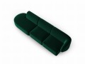 Jednostronnie otwarta sofa 4-osobowa Shane butelkowa zieleń