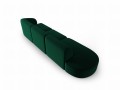 Jednostronnie otwarta sofa 4-osobowa Shane butelkowa zieleń