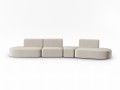 Sofa panoramiczna 6-osobowa Shane beżowa    