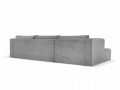 Sofa narożna z funkcją spania Diego szara 