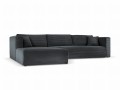 Sofa narożna z funkcją spania Diego ciemnoszara  