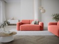 Sofa 2-osobowa Greta koralowa