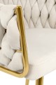 Krzesło TRESSE GOLD beżowe 