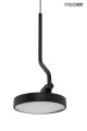 Lampa ścienna wisząca FLAT czarna