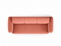 Sofa 3-osobowa Greta koralowa