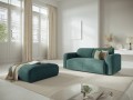 Pufa Greta petrol blue L Chenille  