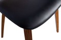 Krzesło CLASSIC czarny/ orzech