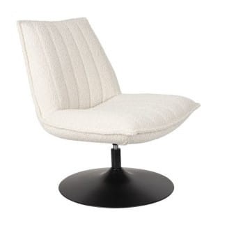 Fotel JAX boucle biały