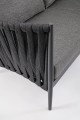 Luksusowa 3-osobowa sofa ogrodowa Jacinta antracyt
