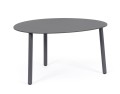 Eliptyczny aluminiowy stolik kawowy Sparky 100