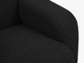 Sofa 2-osobowa Molino czarna boucle