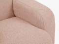 4-osobowa sofa narożna Molino pudrowy róż