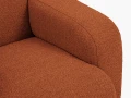 4-osobowa sofa narożna Molino brązowa