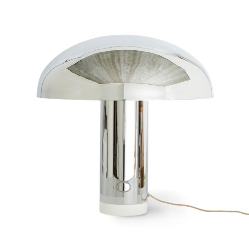 Lampa stołowa LOUNGE chromowana HKliving