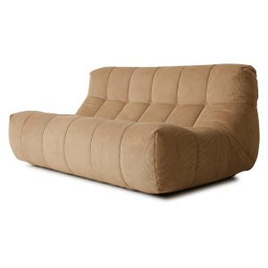Sofa wypoczynkowa corduroy rib brown HKliving