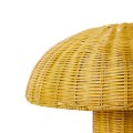 Lampa stołowa rattan musztardowy HKliving
