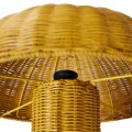 Lampa stołowa rattan musztardowy HKliving