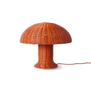 Lampa stołowa rattan koral HKLiving
