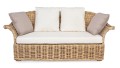 Luksusowa 2-osobowa sofa ogrodowa rattanowa Pamplona