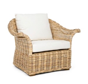 Luksusowy fotel rattanowy Pamplona
