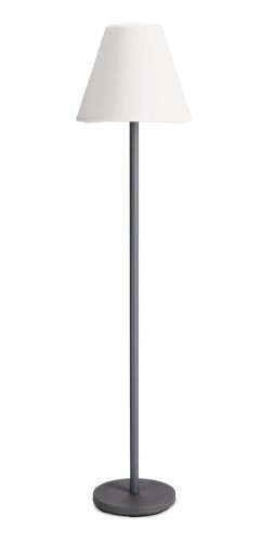 Solarna lampa ogrodowa z głośnikiem czarna H170