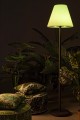 Solarna lampa ogrodowa z głośnikiem czarna H170