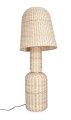 Rattanowa lampa podłogowa Sikkim H128