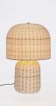 Rattanowa lampa stołowa Sikkim