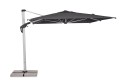 Nowoczesny Parasol ogrodowy Aries ciemnoszary 3x4
