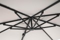 Nowoczesny Parasol ogrodowy Aries natural beż 3x4